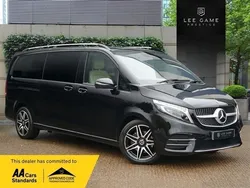 Black Used 2022 Mercedes V300 AMG line MPV | £74,394
