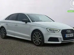 White Used 2018 Audi A3 Black Edition Sedan | £15,999 (Fair price)