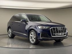Navarra blue Used 2022 Audi Q7 S-Line SUV | £37,250 (Fair price)