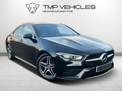 Black Used 2020 Mercedes CLA180 AMG line Sedan | £15,995