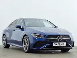 Blue Used 2024 Mercedes CLA200 Executive Coupe | £32,498 (Expensive)