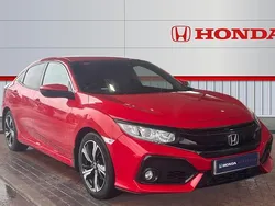 Red Used 2018 Honda Civic SR Hatchback | £14,156 (Fair price)