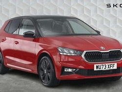 Velvet red metallic body / black magic pearl effect roof Used 2023 Skoda Fabia Colour Edition Hatchback | £15,411 (Fair price)