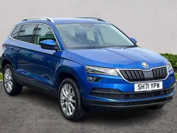 Blue Used 2022 Skoda Karoq SE L SUV | £20,414 (Fair price)