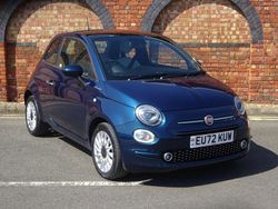 Blue Used 2022 Fiat 500 Dolcevita Hatchback | £9,195 (Good price)