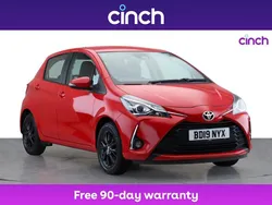 Red Used 2019 Toyota Yaris Hatchback | £11,949 (Fair price)
