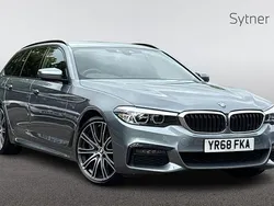 Blue Used 2018 BMW 540 M Sport Estate | £28,000 (Fair price)