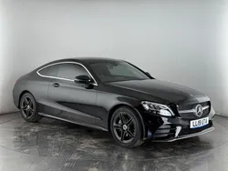 Black Used 2019 Mercedes C200 AMG line Coupe | £16,500 (Fair price)