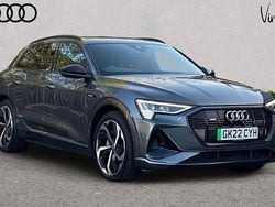 Grey Used 2022 Audi e-tron Black Edition SUV | £34,621 (Expensive)