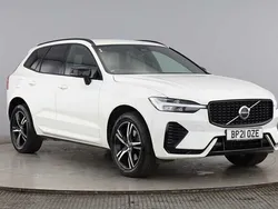 Ice white Used 2021 Volvo XC60 R-Design SUV | £29,750 (Fair price)