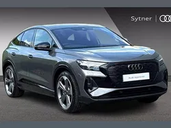 Grey Used 2025 Audi Q4 Sportback e-tron Black Edition SUV | £48,000