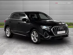 Mythos black, metallic Used 2020 Audi Q3 S-Line SUV | £25,770 (Fair price)