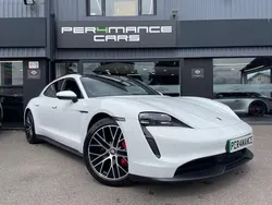White Used 2023 Porsche Taycan Performance Package Sedan | £62,990 (Fair price)