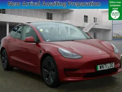 Red Used 2021 Tesla Model 3 Standard Range Sedan | £17,250 (Fair price)