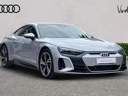 Silver Used 2022 Audi e-tron GT quattro Comfort Sedan | £44,500 (Fair price)