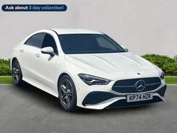 White Used 2024 Mercedes CLA200 Executive Coupe | £29,619 (Fair price)