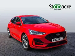 Red Used 2023 Ford Focus ST-Line X Hatchback | £15,995 (Fair price)