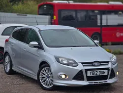 Silver Used 2012 Ford Focus Zetec Hatchback | £2,595 (Fair price)