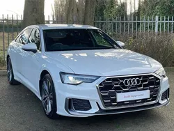 Glacier white Used 2025 Audi A6 S-Line Sedan | £41,990