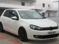 White Used 2012 VW Golf VII GT Hatchback | £3,395 (Fair price)