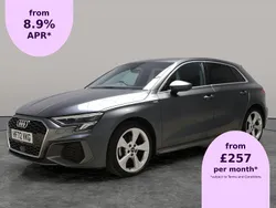 Grey Used 2022 Audi A3 Sportback S-Line Hatchback | £19,407 (Fair price)