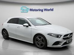 White Used 2021 Mercedes A200 AMG line Hatchback | £17,690 (Fair price)