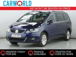 Blue Used 2020 Seat Alhambra SE MPV | £15,400 (Fair price)
