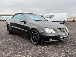 Black Used 2004 Mercedes CLK240 Avantgarde Cabriolet | £5,495