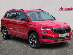 Red Used 2024 Skoda Karoq SportLine SUV | £30,475 (A bit pricey)