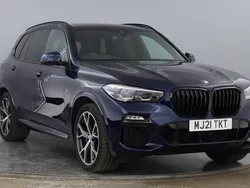 Blue Used 2021 BMW X5 M Sport SUV | £43,871 (Good price)