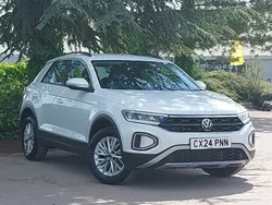 White Used 2024 VW T-Roc Life SUV | £21,498 (Fair price)