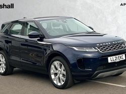 Blue Used 2021 Land Rover Range Rover evoque SE SUV | £23,431 (Fair price)
