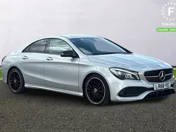 Silver Used 2018 Mercedes CLA200 AMG line Coupe | £15,599 (Good price)