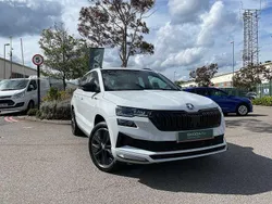 Moon white metallic Used 2023 Skoda Karoq SportLine SUV | £27,490 (Fair price)
