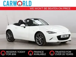 White Used 2018 Mazda MX5 Inclusive Cabriolet | £13,301 (Good price)