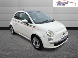 White Used 2012 Fiat 500 Lounge Hatchback | £2,495 (A bit pricey)