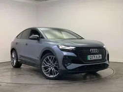 Blue Used 2021 Audi Q4 Sportback e-tron Advanced Plus SUV | £29,900