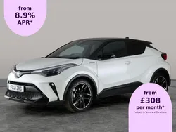 White Used 2021 Toyota C-HR Sport SUV | £21,368 (Fair price)