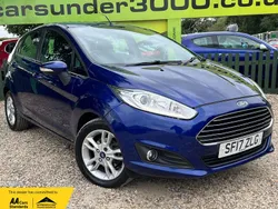 Blue Used 2017 Ford Fiesta Zetec Hatchback | £6,650 (Good price)