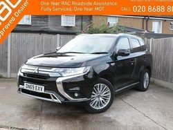 Black Used 2019 Mitsubishi Outlander P-HEV Estate | £14,795 (Fair price)