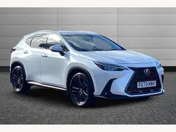 Sonic white Used 2023 Lexus NX350h SUV | £38,569 (Fair price)