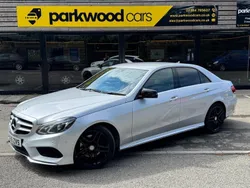 Silver Used 2015 Mercedes E300 AMG line Sedan | £6,995 (Fair price)