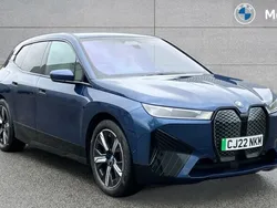Blue Used 2022 BMW iX M Sport SUV | £34,909 (Fair price)