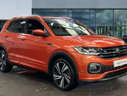Energetic orange metallic Used 2022 VW T-Cross R-line SUV | £21,162 (Fair price)
