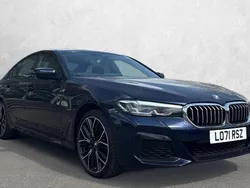 Blue Used 2022 BMW 530e M Sport Sedan | £25,500 (Good price)