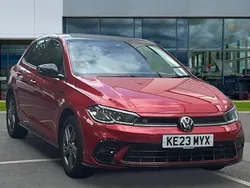 Red Used 2023 VW Polo R-line Hatchback | £17,392 (Fair price)