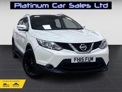 White Used 2015 Nissan Qashqai N-TEC SUV | £8,295 (A bit pricey)