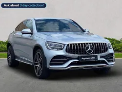 Silver Used 2023 Mercedes GLC43 AMG Premium Plus Coupe | £50,399 (Fair price)