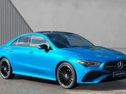 Blue Used 2024 Mercedes CLA220 AMG Line Premium Plus Sedan | £32,620 (Fair price)