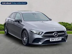 Grey Used 2022 Mercedes A35 AMG Executive Hatchback | £28,496 (A bit pricey)